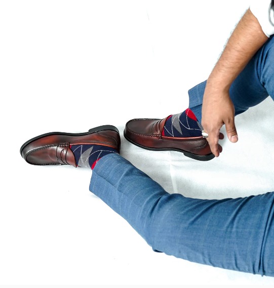 Burgundy Leather Penny Loafer view