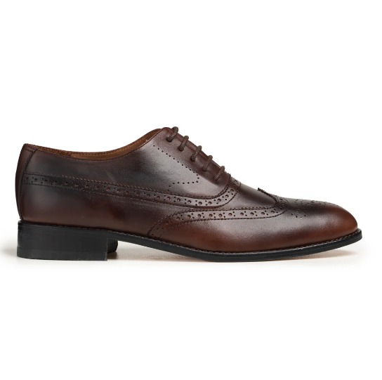 Brown Classic Leather Oxford Shoe view
