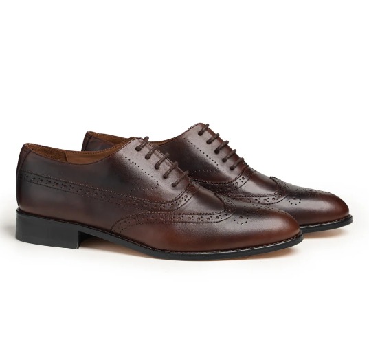 Brown Classic Leather Oxford Shoe view