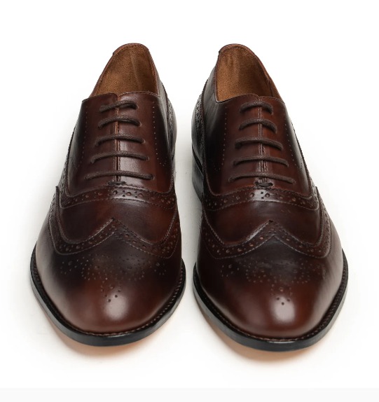 Brown Classic Leather Oxford Shoe view